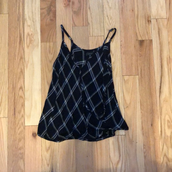 Tops - Black and white tank top.